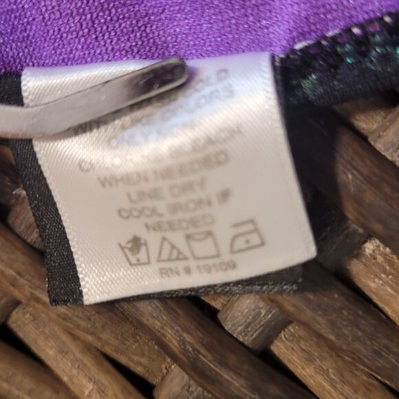 Disney Ariel Little Mermaid Bikini Bottom XL Iridescent Scale Print Swim EUC - Picture 9 of 9